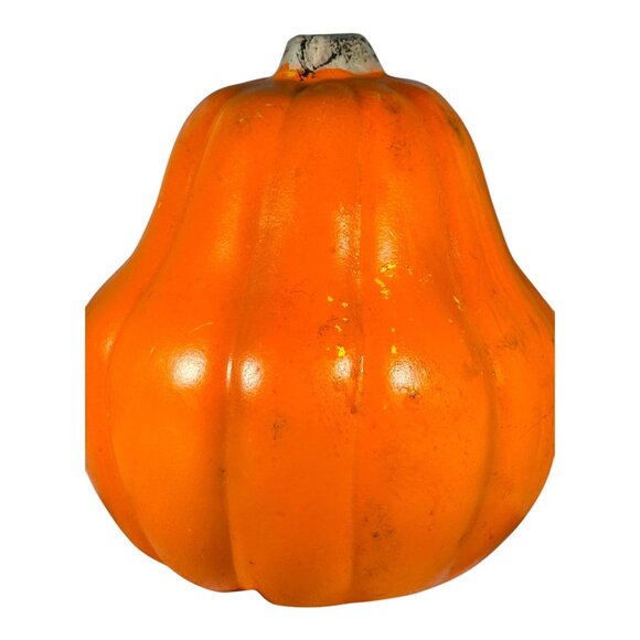 Lighted Foam Halloween pumpkin Jack O Lanterns vintage 1998 home holiday decor - Picture 3 of 10